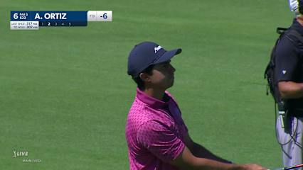 Alvaro Ortiz swings in 16-footer for birdie at Mexico Open