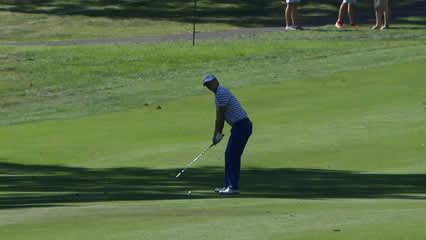 Smylie Kaufman wedges in a beauty at Safeway