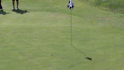 Alex Cejka makes birdie on No. 15 at Stifel Charity Classic