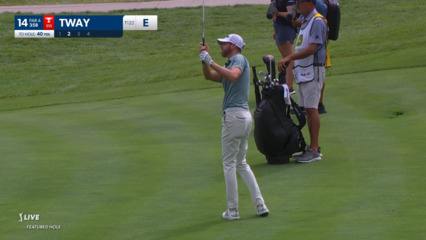 Kevin Tway makes birdie at John Deere