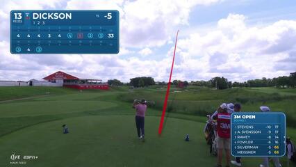 Taylor Dickson makes birdie on No. 13 at 3M Open