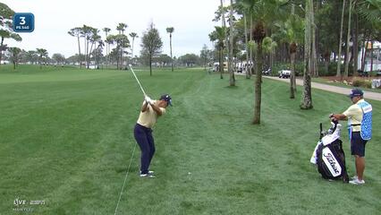 Billy Horschel taps in from 2 feet for birdie on No. 3 at Cognizant Classic