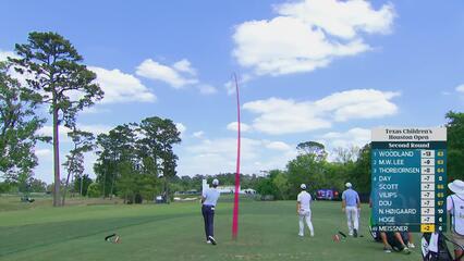 Mac Meissner hits 206-yard drive to 4 feet, sets up birdie on No. 7 at Texas Children's