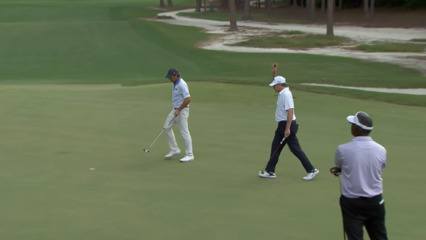 Lee Janzen makes back-to-back birdies on No. 16 at FURYK & FRIENDS