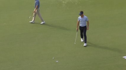 Trevor Cone makes birdie on No. 18 at Mexico Open
