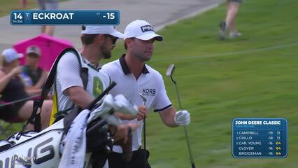 Austin Eckroat makes birdie on No. 14 at John Deere
