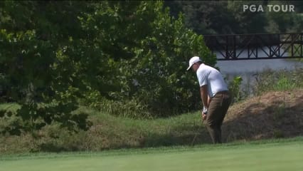 Brandon Harkins birdies No. 12 in Round 3 at Korn Ferry Tour Champ