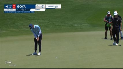 Tano Goya makes birdie at Mexico Open
