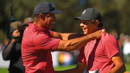 Charlie Woods’ unbelievable ace leads Shots of the Week