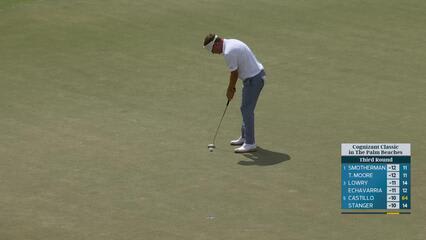 Keith Mitchell sinks 12-foot birdie putt on No. 9 at Cognizant Classic