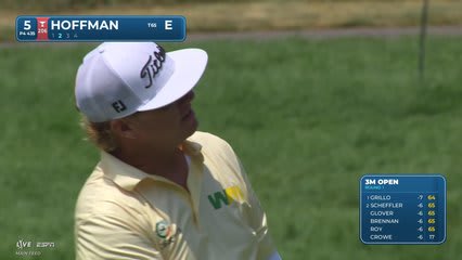 Charley Hoffman's 140-yard approach sets up birdie on No. 5 at 3M Open