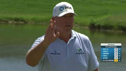Scott Gutschewski sinks a 25-foot birdie at 3M Open