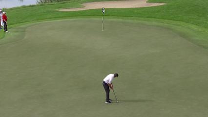 Shane Bertsch makes birdie on No. 18 at Rogers Charity Classic