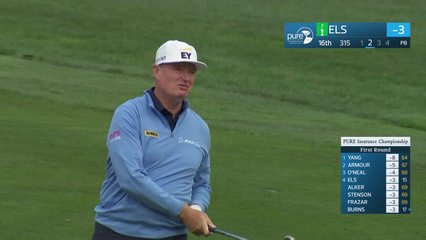 Ernie Els makes birdie on No. 16 at PURE Insurance Championship