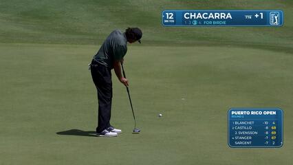 Eugenio Lopez-Chacarra makes birdie on No. 12 at Puerto Rico