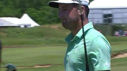 Matt Every sinks a 29-foot birdie on No. 2 at AT&T Byron Nelson