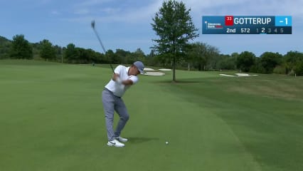 Chris Gotterup makes birdie on No. 2 at Simmons Bank Open