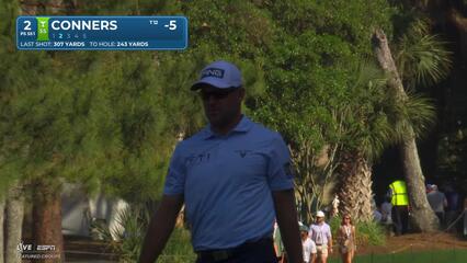 Corey Conners sinks 9-foot birdie putt on No. 2 at RBC Heritage