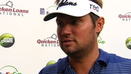 Jeff Overton comments after Round 1 of Quicken Loans