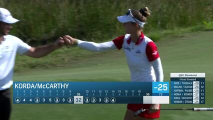 Nelly Korda attacks with wedge to yield birdie at QBE Shootout