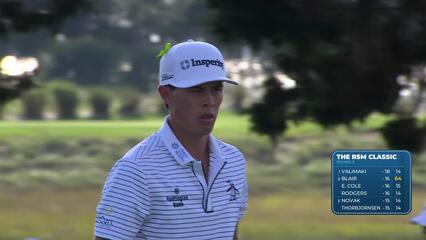 John Keefer nearly makes eagle, taps in for birdie on No. 15 at The RSM Classic