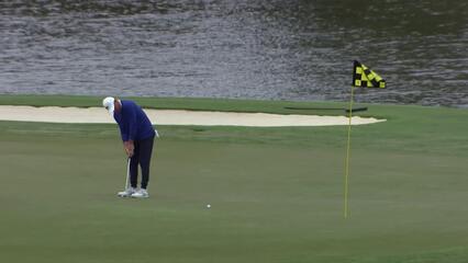 Alex Cejka makes birdie on No. 8 at SAS Championship