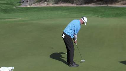 Kevin Sutherland makes birdie on No. 13 at Cologuard