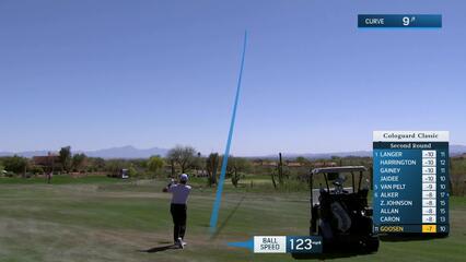 Retief Goosen makes birdie on No. 11 at Cologuard Classic