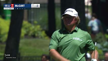 William McGirt makes birdie on No. 15 at the Memorial