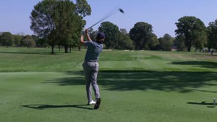 Austin Smotherman makes eagle putt on No. 12 at Nationwide Children's