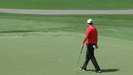 Steven Bowditch grabs birdie on No. 16 at Wyndham 