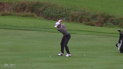 Nick Dunlap makes birdie on No. 15 at Wyndham