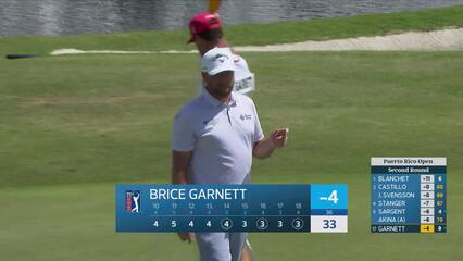 Brice Garnett makes birdie on No. 18 at Puerto Rico