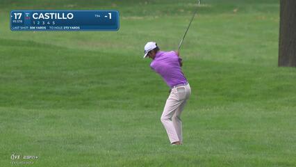 Ricky Castillo makes birdie on No. 17 at Rocket Classic