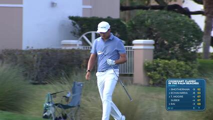 Haotong Li hits 146-yard approach to 6 feet, sets up birdie on No. 8 at Cognizant Classic