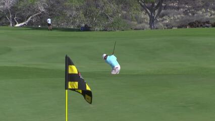 Retief Goosen makes birdie on No. 13 at Mitsubishi Electric Championship at Hualalai