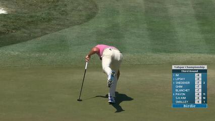 Corey Conners sinks 13-foot birdie putt on No. 5 at Valspar