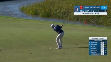 Adrien Dumont de Chassart controls spin to set up birdie at The RSM Classic