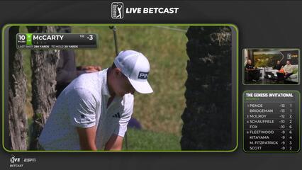 Matt McCarty sinks 17-foot birdie putt on No. 10 at The Genesis