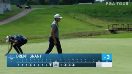 Brent Grant makes birdie putt at Nationwide Children's
