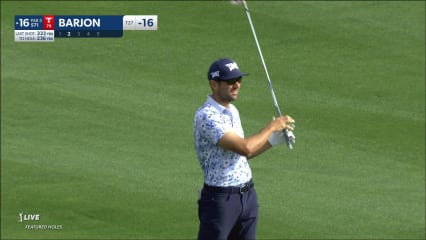 Paul Barjon makes birdie on No. 16 at The American Express
