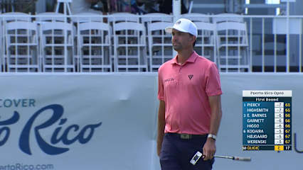 Michael Gligic makes birdie on No. 18 at Puerto Rico