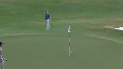 Rod Pampling converts birdie at Simmons Bank 