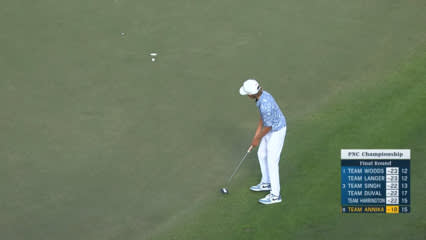 Will McGee knocks in birdie putt at PNC Championship