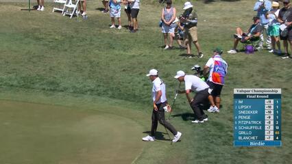 Kevin Yu sinks 17-foot birdie putt from rough on No. 5 at Valspar