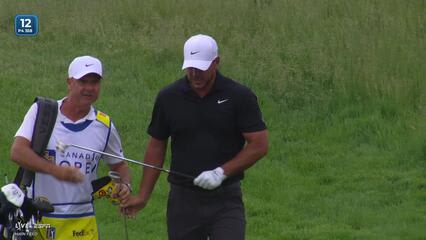 Brooks Koepka's 62-yard approach sets up birdie on No. 12 at RBC Canadian
