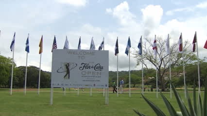 Samuel Del Val fires a 62 to take the lead at the Flor de Caa Open