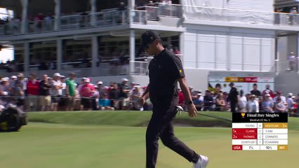 Ryo Hisatsune makes birdie on No. 4 at Sunday Singles