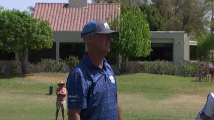 Tag Ridings makes birdie on No. 11 at Galleri Classic