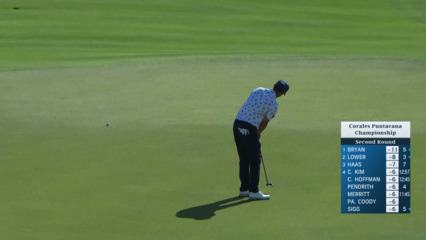 Harrison Endycott holes long birdie putt at Corales Puntacana